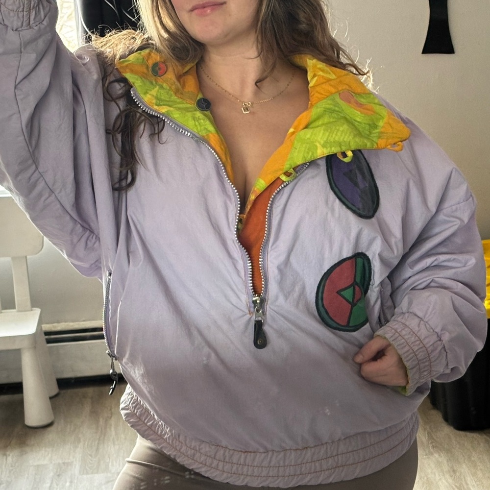SOLD Vintage Bogner  80s/90s Reversible Ski Jacket vintage and vibrant